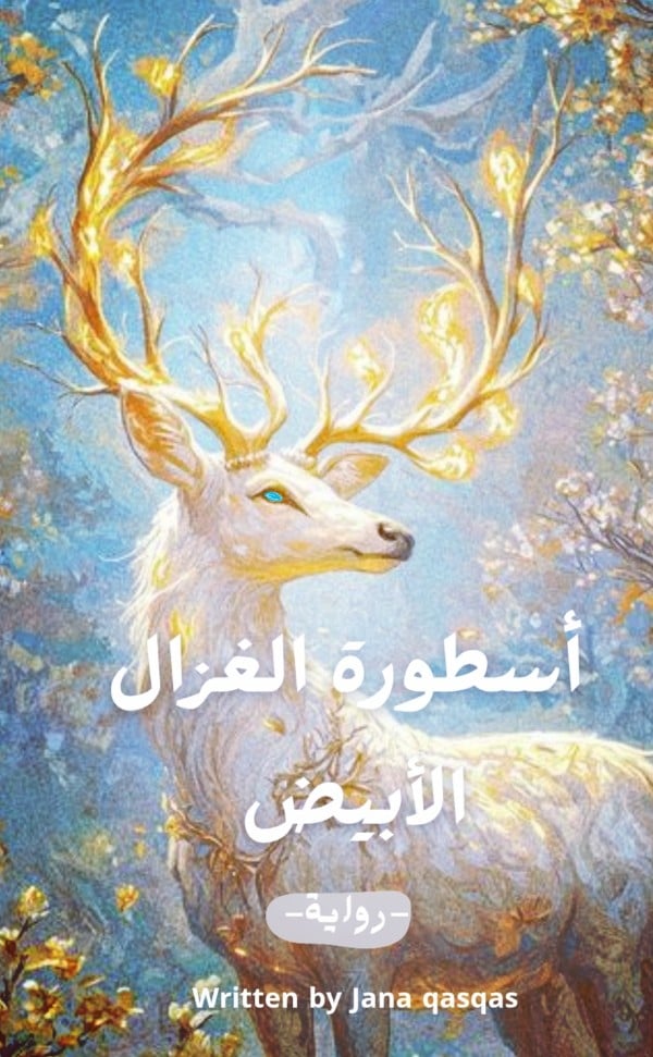 غلاف كتاب اسطورة الغزال الابيض