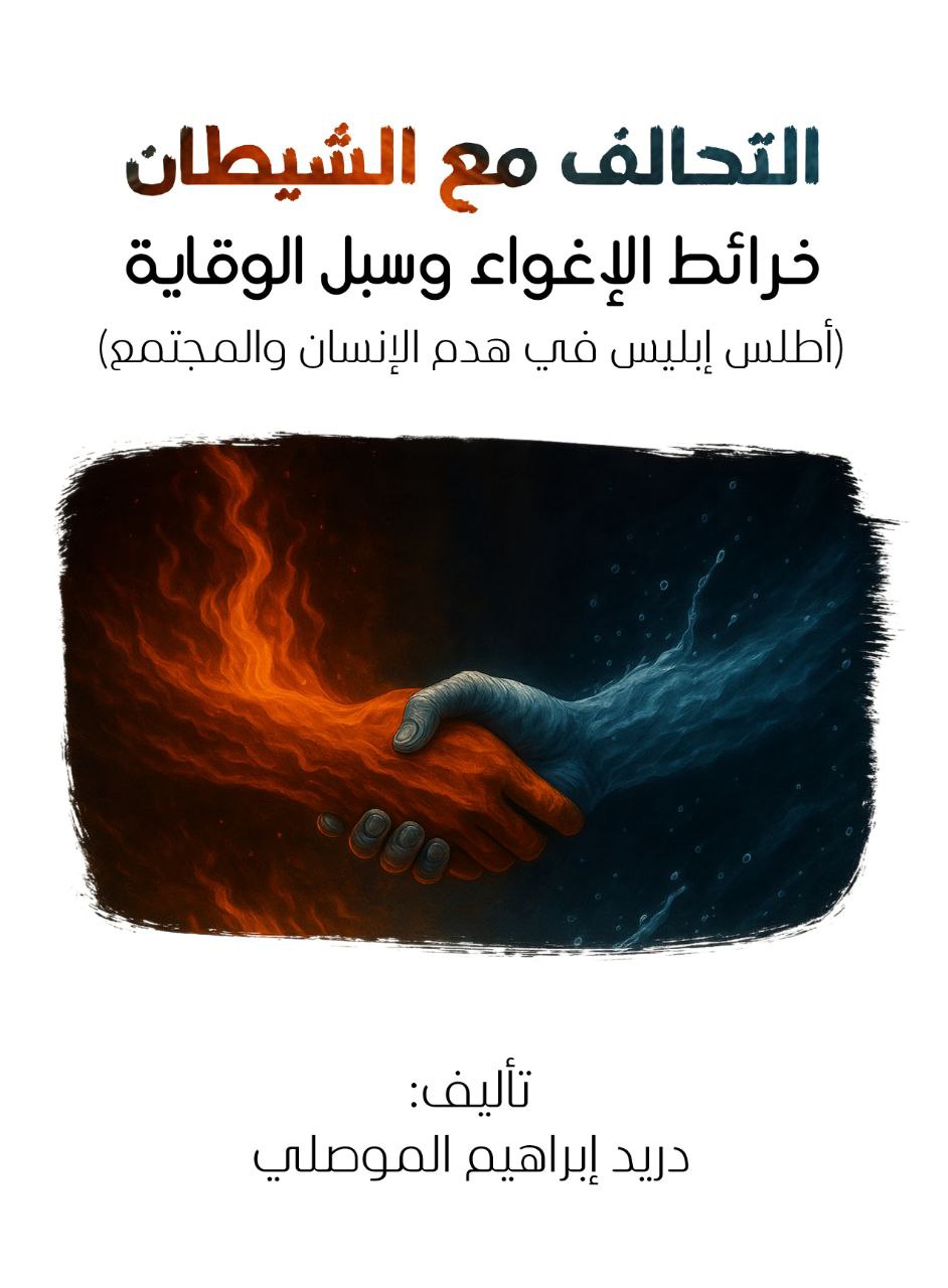 غلاف كتاب التحالف مع الشيطان